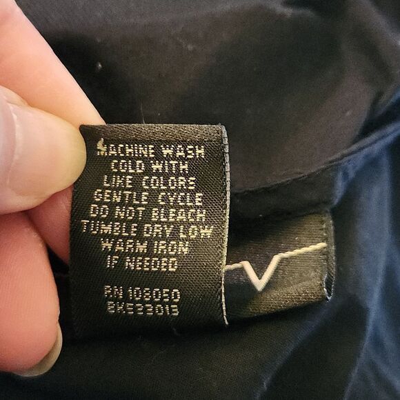 Venezia women's 14/16 lightweight long sleeve embroidered black tunic top - Picture 5 of 5